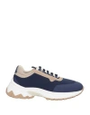 Eleventy Leather-blend Low-top Sneakers In Multi
