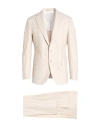 Eleventy Man Suit Beige Size 48 Wool, Silk, Cashmere In Neutral