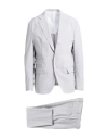 Eleventy Man Suit Grey Size 44 Polyester In Gray
