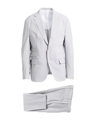 Eleventy Man Suit Grey Size 44 Polyester In Gray