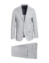 Eleventy Man Suit Grey Size 50 Wool