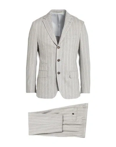Eleventy Man Suit Light Grey Size 42 Wool, Cashmere, Elastane