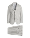 Eleventy Man Suit Light Grey Size 44 Wool, Cashmere, Elastane