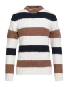 Eleventy Man Sweater Brown Size M Cashmere, Alpaca Wool, Silk