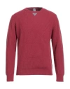 Eleventy Man Sweater Garnet Size M Cashmere In Red