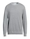 Eleventy Man Sweater Grey Size 3xl Wool In Gray