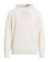Eleventy Man Sweater Ivory Size M Cashmere In White