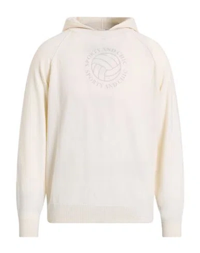 Eleventy Man Sweater Ivory Size M Cashmere In White