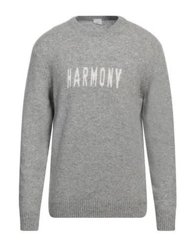 Eleventy Man Sweater Light Grey Size Xxl Cashmere, Silk, Polyester