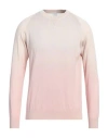 Eleventy Man Sweater Light Pink Size M Cashmere In Pink