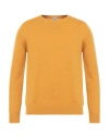 Eleventy Man Sweater Marigold Size M Cashmere In Yellow