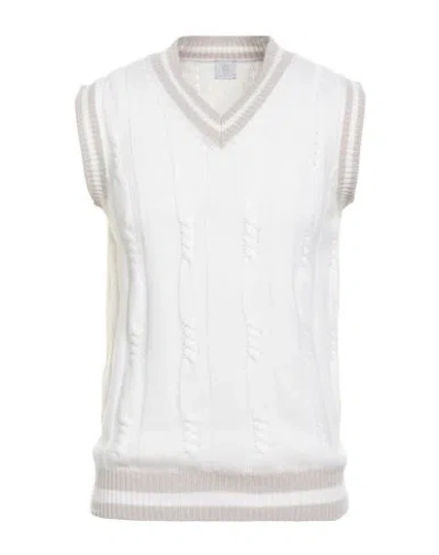 Eleventy Man Sweater Off White Size M Cashmere