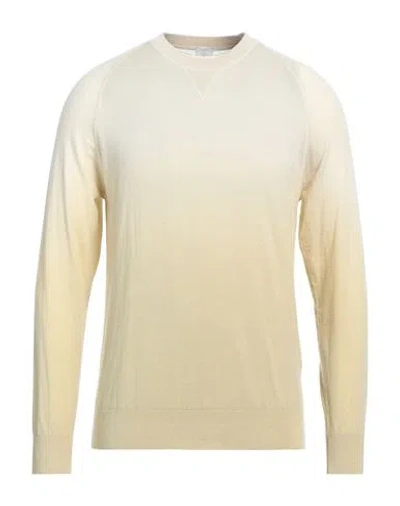 Eleventy Man Sweater Light Yellow Size M Cashmere