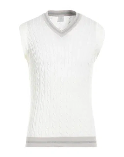 Eleventy Man Sweater White Size M Cotton