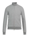 Eleventy Man Sweatshirt Grey Size M Cotton, Polyester In Grey
