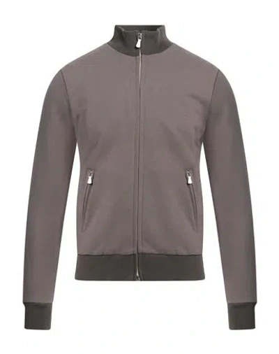 Eleventy Man Sweatshirt Lead Size L Cotton In Grey