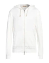 Eleventy Man Sweatshirt White Size M Cotton