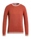 Eleventy Man Turtleneck Brick Size M Cotton In Red