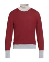 Eleventy Man Turtleneck Brick Size M Wool In Red