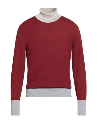 Eleventy Man Turtleneck Brick Size M Wool In Red