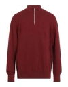 Eleventy Man Turtleneck Burgundy Size 3xl Cashmere In Multi