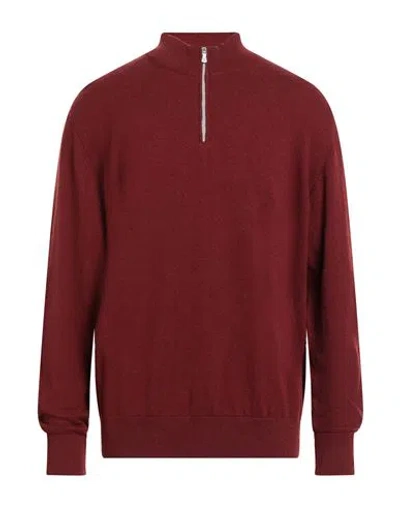 Eleventy Man Turtleneck Burgundy Size 3xl Cashmere
