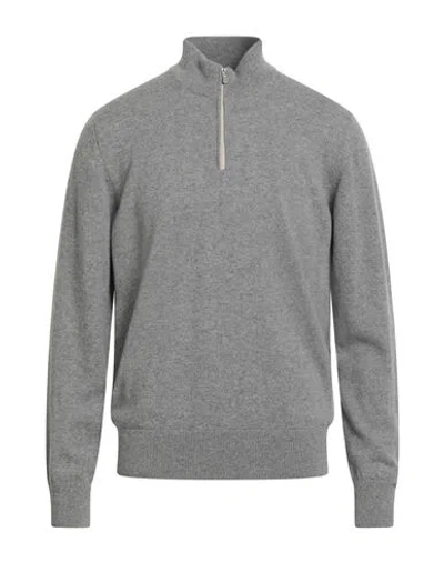 Eleventy Man Turtleneck Charcoal Size Xxl Cashmere