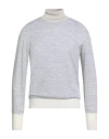 Eleventy Man Turtleneck Grey Size Xl Wool In Gray