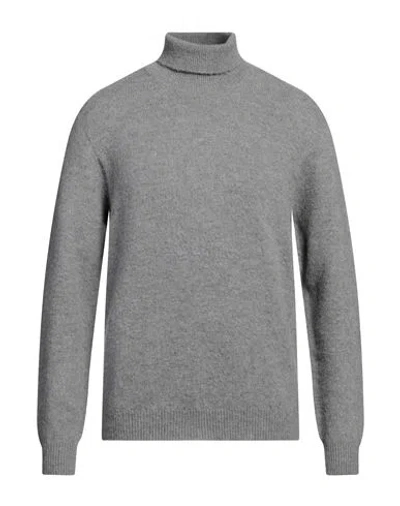 Eleventy Man Turtleneck Light Grey Size M Wool, Cashmere