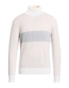 Eleventy Man Turtleneck Light Pink Size Xl Wool In Neutral