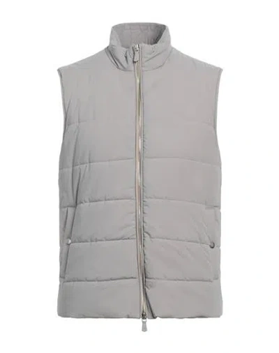 Eleventy Man Vest Grey Size 40 Polyamide, Elastane