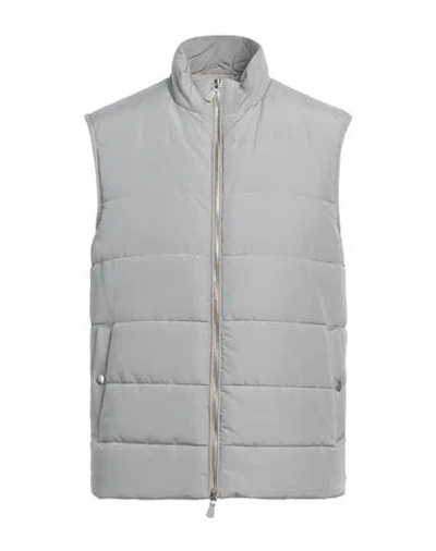 Eleventy Man Vest Grey Size 42 Polyester