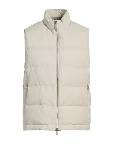 Eleventy Man Vest Light Grey Size 40 Wool, Polyamide In Gray