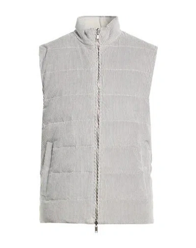 Eleventy Man Vest Light Grey Size 42 Wool, Cashmere, Elastane