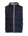 Eleventy Man Vest Midnight Blue Size 40 Wool, Cashmere, Elastane