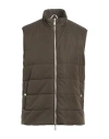 Eleventy Man Vest Military Green Size 48 Polyamide