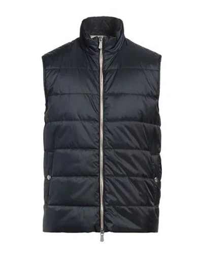 Eleventy Man Vest Navy Size 48 Polyamide, Polyurethane