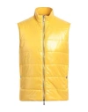 Eleventy Man Vest Yellow Size 40 Polyamide