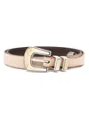 ELEVENTY MARBLE-BUCKLE BELT