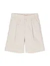 Eleventy Mélange-effect Smart Shorts In Neutrals