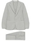Eleventy Elasticated Waist Two-piece Suit In Grey