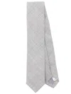 Eleventy Patterned-jacquard Tie In 灰色