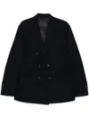 Eleventy Double-breasted Jacket With Notched Lapels