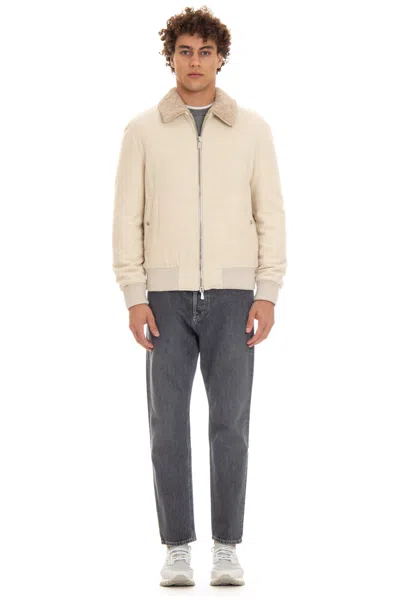 Eleventy Men's Lightweight Sand Coat For Fw24 In Neutral