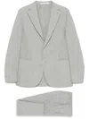 Eleventy Elasticated Waist Two-piece Suit In Gray