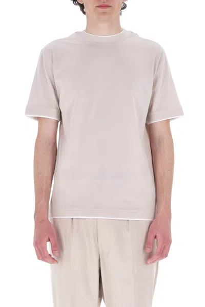 Eleventy Men's Mini Casual T-shirt In Purple