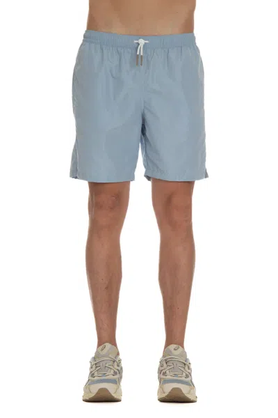 Eleventy Quick-dry Solid Swimwear In Blue