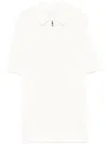 Eleventy Ribbed Texture Zip Detail T-shirt
