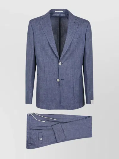 ELEVENTY MEN'S SUIT WITH CHEST POCKET AND FRONT POCKETS