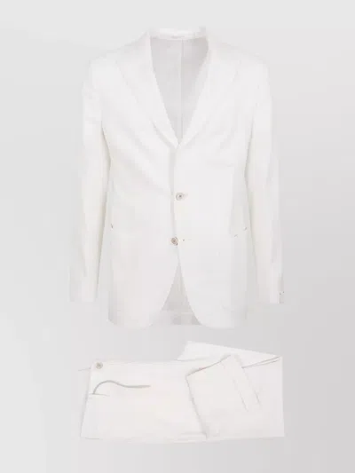 ELEVENTY MEN'S SUIT WITH NOTCH LAPEL AND POCKETS